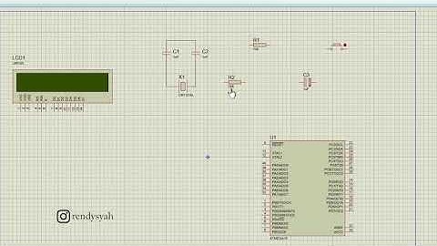 Membuat Tampilan Teks Pada Monitor dengan Proteus dan Bascom AVR