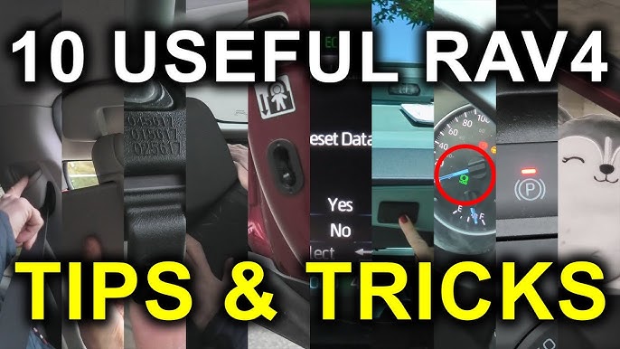 Toyota RAV4 (2019-2024): 12 Non-Slip Rubber Mats Set. Pads for Cup Holders,  Storage Space, Console. - YouTube