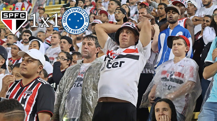 UMA CRISE SEM FIM SÃO PAULO 1x1 CRUZEIRO
