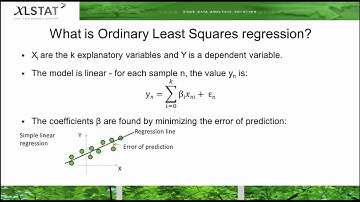 Ordinary Least Squares regression or Linear regression
