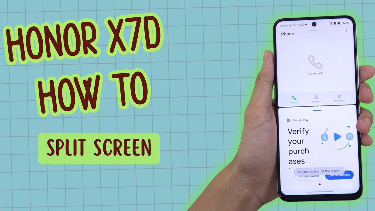 How to Enable Split Screen on HONOR X7D