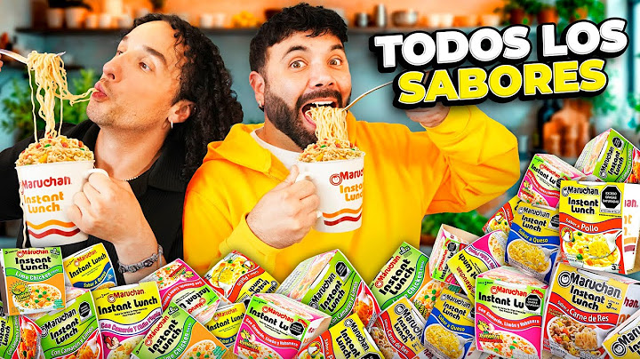 PROBAMOS TODOS LOS SABORES DE MARUCHAN 🔥🥹 | LOS RULÉS