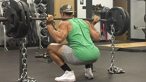 Best Leg Workout - Squats With Chains - Wave Sets