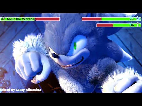 Sonic: Night of the Werehog (2008) with healthbars