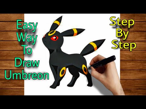 How to Draw Pokemon  Umbreon