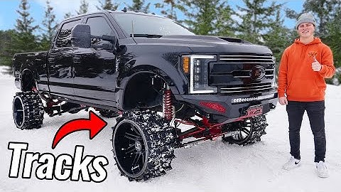 Budget Snow Tracks on my Sema Truck