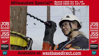 Authorised Milwaukee Tool Stockist & Dedicated Job Site Solutions (JSS) Partner. Buy with Confidence