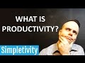 What is the Best Definition of Productivity?
