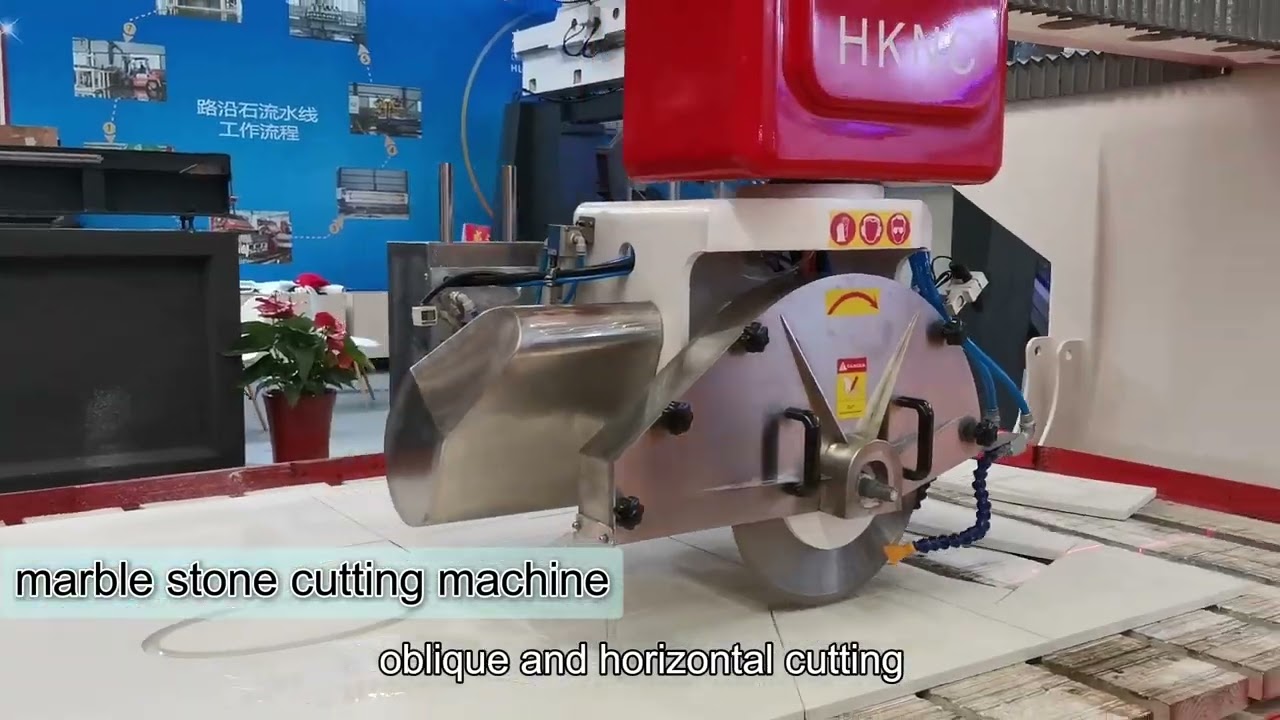 HKNC-650 5 axis cnc bridge saw stone Cutting machine granite marble machine for kitchen countertop