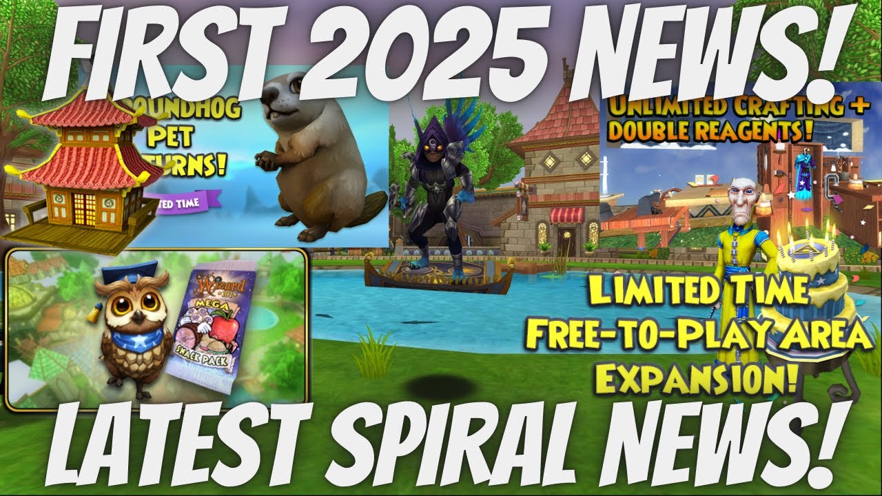 FIRST NEWS OF 2025 Wizard101 Pirate101 News YouTube Maxresdefault