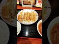 2025..10/5...#晩ご飯のご紹介です😋　餃子の王将のW餃子セットです😋
