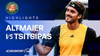 Daniel Altmaier vs Stefanos Tsitsipas | Round 2 | French Open 2024 Highlights 🇫🇷