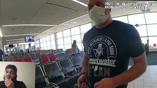 jahmonthevirgin reacts to man gets caught with loaded gun at airport