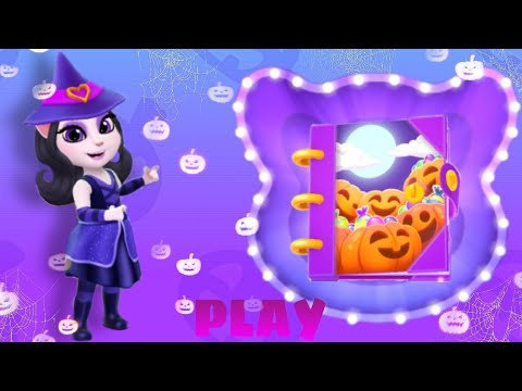 spooky album event in my talking angela 2 👻👻 #7ofstatesgamer #mytalkingangela2