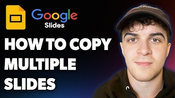 How to Copy Multiple Slides in Google Slides - Easy Method ! (Full 2025 Guide)