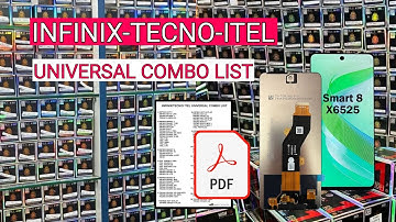 Infinix||Itel||Techno Universal Folder List||Infinix Universal Combo list ||Techno Universal Combo