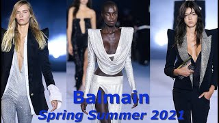 Balmain - the short review of the fashion collection spring summer 2021