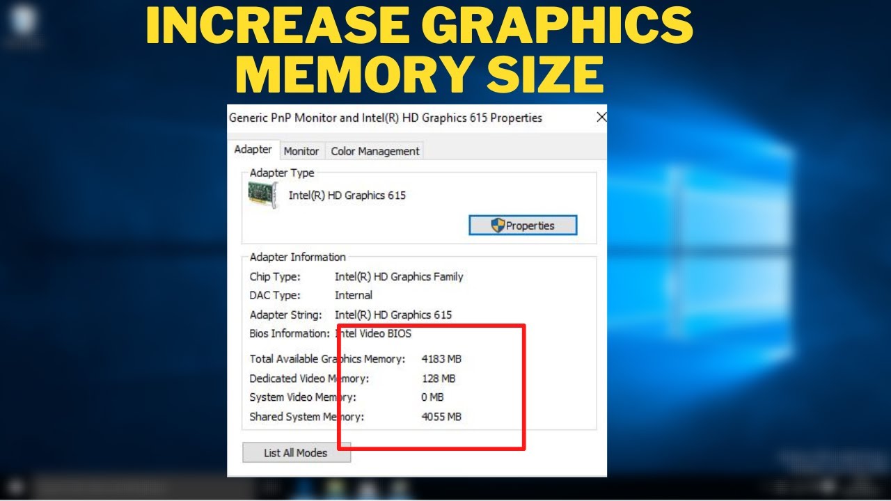 Increase Graphic/Video memory without any software |Boost FPS |Increase ...