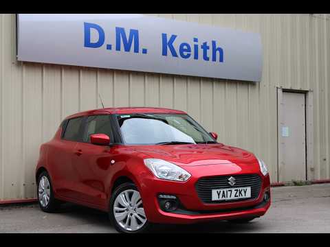 YA17ZKY 2017 Suzuki Swift Boosterjet Sz-T in Red.