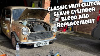 Classic Mini Clutch Bleed and slave cylinder replacement