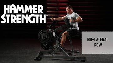 Iso-Lateral Row - Plate Loaded - Hammer Strength