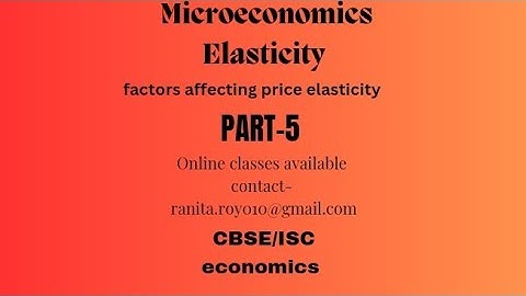 factors affecting price elasticity of demand./economics class 11/ 12/ISC/CBSE.