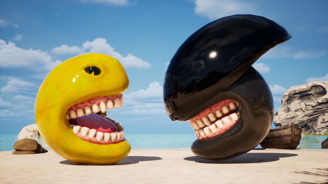 Pacman and Alien