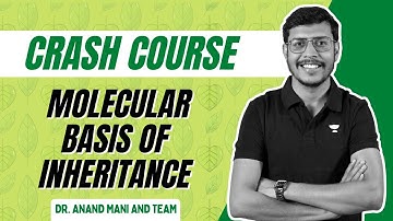 Molecular Basis of Inheritance | Biology Crash Course | NEET 2024 | Dr. Anand Mani