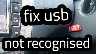 *fix* Car radio - USB memory stick/flash drive not recognised *fix* screenshot 4