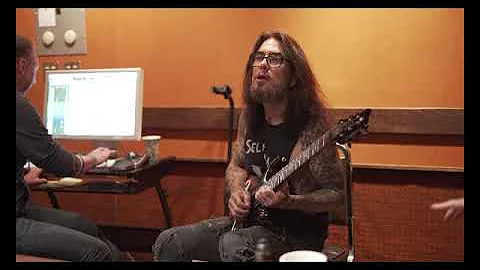 Dave Navarro in studio writing with the band for song Holding You