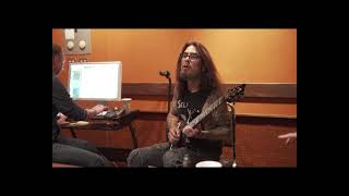 Dave Navarro in studio writing with the band for song Holding You