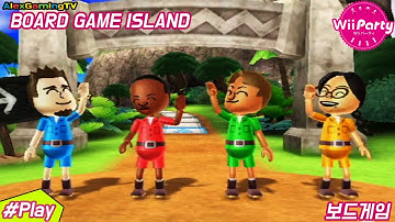 Wii party - 보드게임 Board Game Island ( 한글자막, Kr Sub ) Player Bob vs 테오 vs 알렉스 vs 꽃님