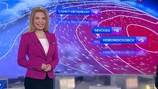 Дарья Сметанина - "Вести. Погода" (09.04.14)