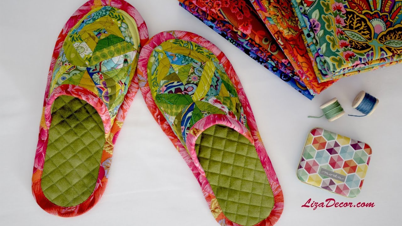 Slippers - FREE download pattern LizaDecor.com -