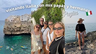 ITALIA CON MI FAMILIA : PUGLIA ES UN SUEÑO ! Pueblitos lindos, choques culturales... VLOG!