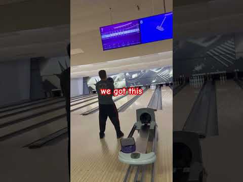 The Most Over-Engineered Bowling Ball Toss Ever #sports #bowling #shorts