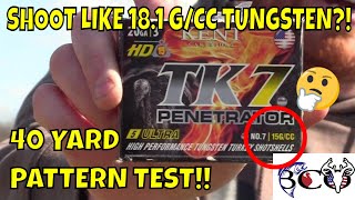 20 GA KENT K7 PENETRATOR PATTERN TEST!!- TURKEY PATTERN SERIES PART:39!!
