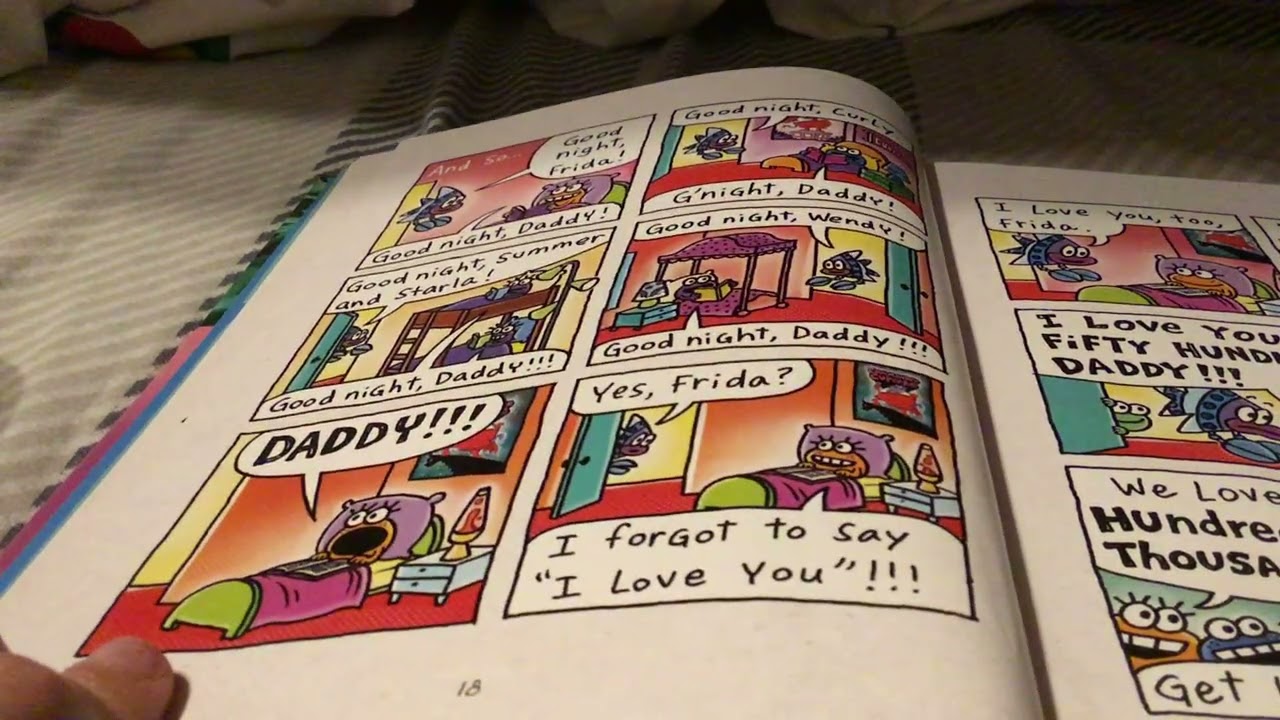Reading cat kid comic club
