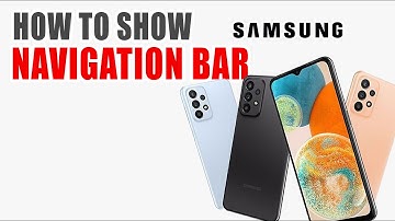 Samsung Galaxy A24 | How To Show Navigation Bar