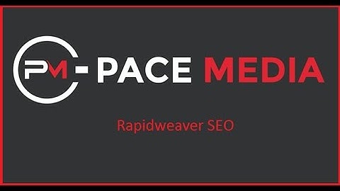 Rapidweaver SEO