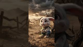 Sad Rabbit Story 🐰💔 | Emotional Desert Journey | Heart Touching AI Story #RabbitStory #ViralVideo