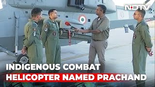 Air Force Inducts Prachand, Advanced HunterKiller Helicopter