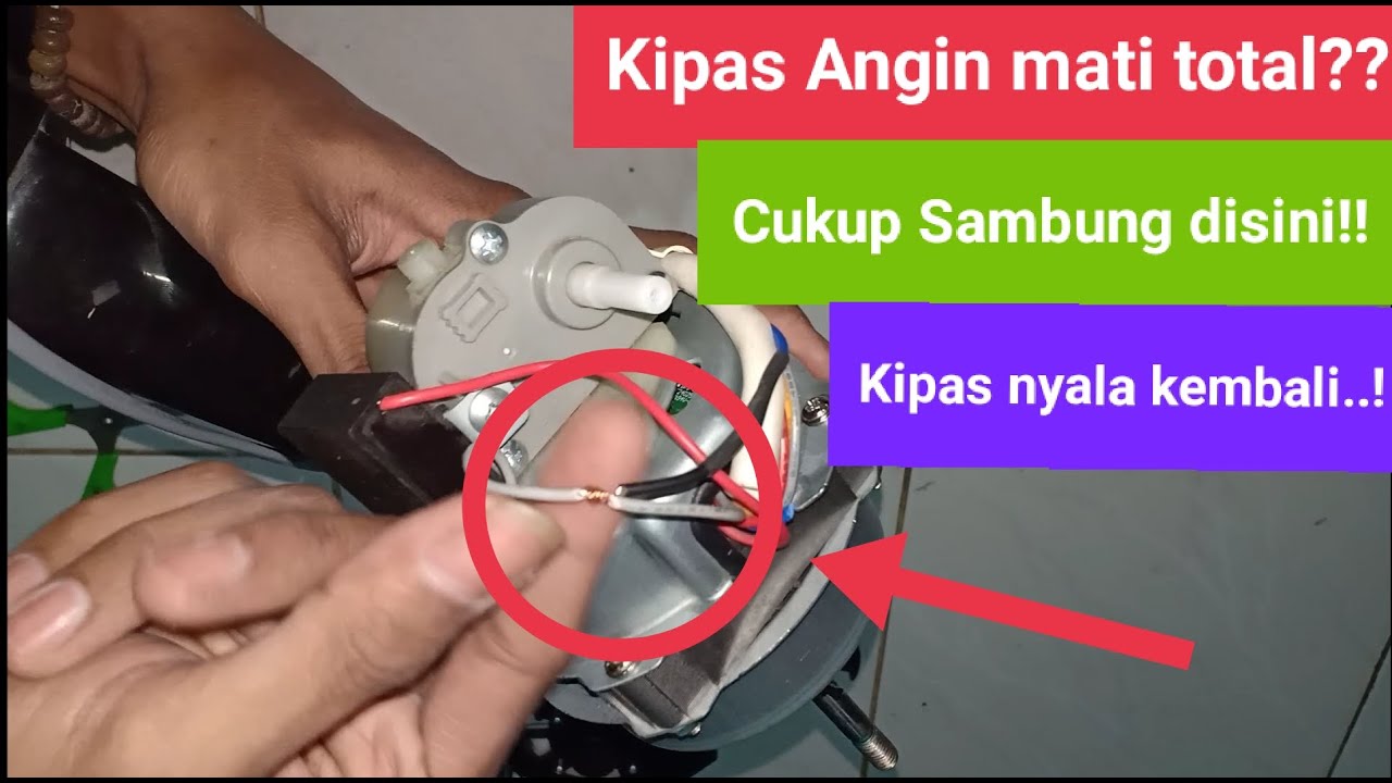CARA CEPAT PERBAIKI KIPAS ANGIN MATI TOTAL TANPA BONGKAR DINAMO!!