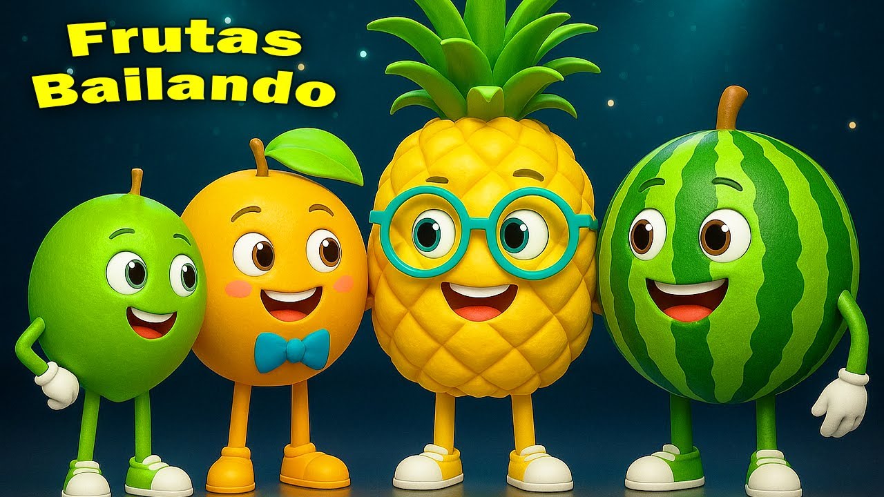 Frutas Bailando Cumbia 🍉🍍 | La Fiesta de las Frutas 🎶 | Canciones Infantiles