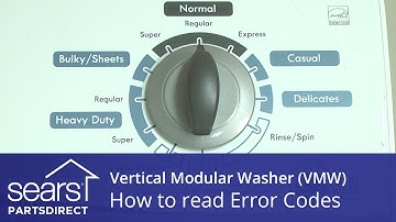 How to Read a Vertical Modular Washer (VMW) Error Code Display