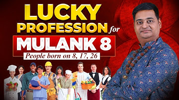 Lucky profession for mulank 8 | MULANK 8 | Lucky Profession | Numerology | Vyomessh Pathak