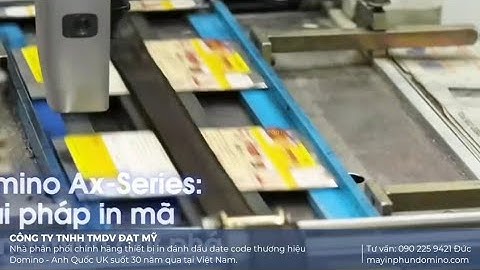 Máy in phun date công nghiệp Domino | Ax-series Domino inkjet printer | LH: 0902259421 Đức