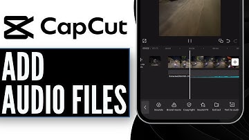 How to Add Audio Files on CapCut Project in iPhone | Capcut Tutorial