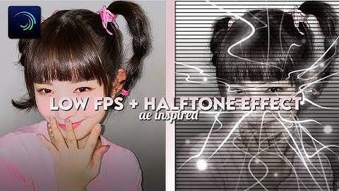 *∘✧ low fps + halftone effect | alight motion #alightmotion #tutorial