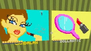 Minecraft / Pixel Painters / Fashion and MakeUp / Dollastic Plays